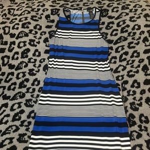 Bisou Bisou striped maxi dress